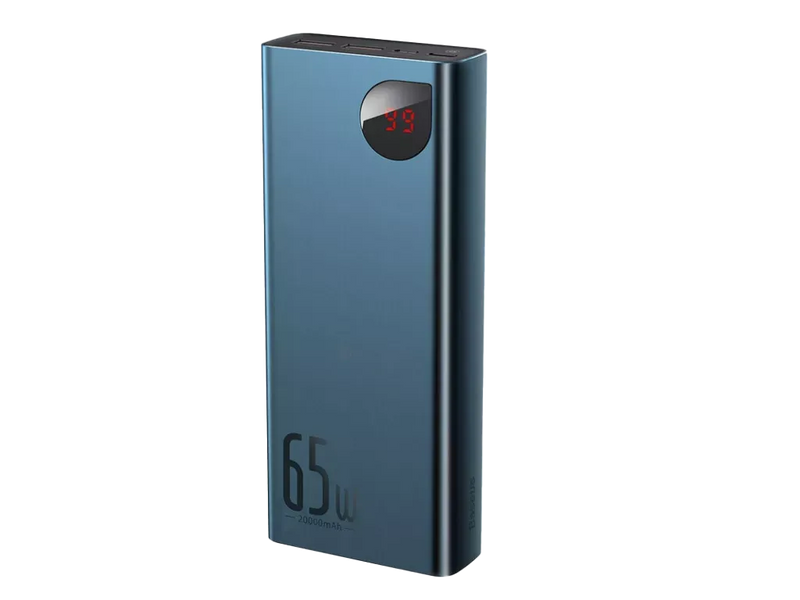УМБ Baseus Adaman Metal 20000mAh 65W Blue PPIMDA-D03 фото