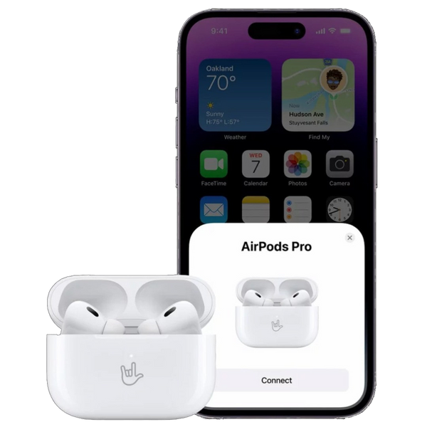 Навушники Apple AirPods Pro 2 with MagSafe Charging Case (USB‑C) MTJV3 фото