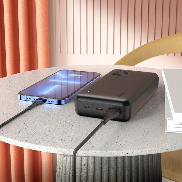 HOCO J87A Tacker 20000mAh PD20W+QC3.0  Black 1283126559105 фото