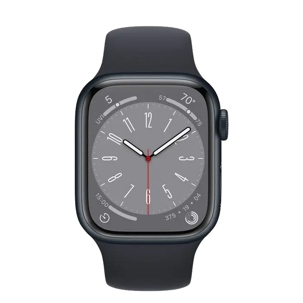 Apple Watch Series 8 41mm GPS Midnight Aluminum Case with Midnight Sport Band - Size M/L  MNU83 фото