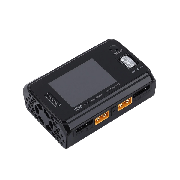 Зарядний пристрій ToolKitRC M6D 500W 15A 1-6S DC Dual + блочок 5A 1-6S DC Dual фото