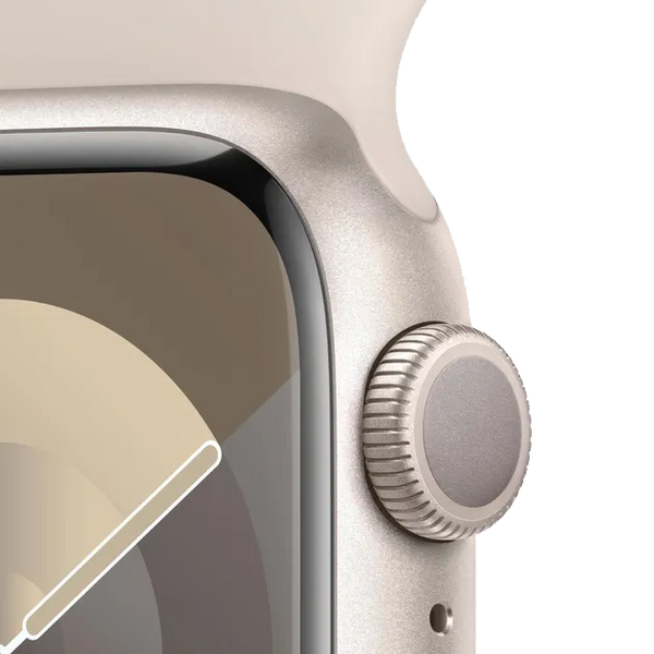 Apple Watch Series 9 41mm Starlight Aluminum Case with Starlight Sport Band S/M (MR8T3) MR8T3 фото