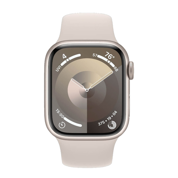 Apple Watch Series 9 41mm Starlight Aluminum Case with Starlight Sport Band S/M (MR8T3) MR8T3 фото