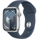 Apple Watch Series 9 41mm Silver Aluminum Case with Storm Blue Sport Band S/M (MR903) MR903 фото