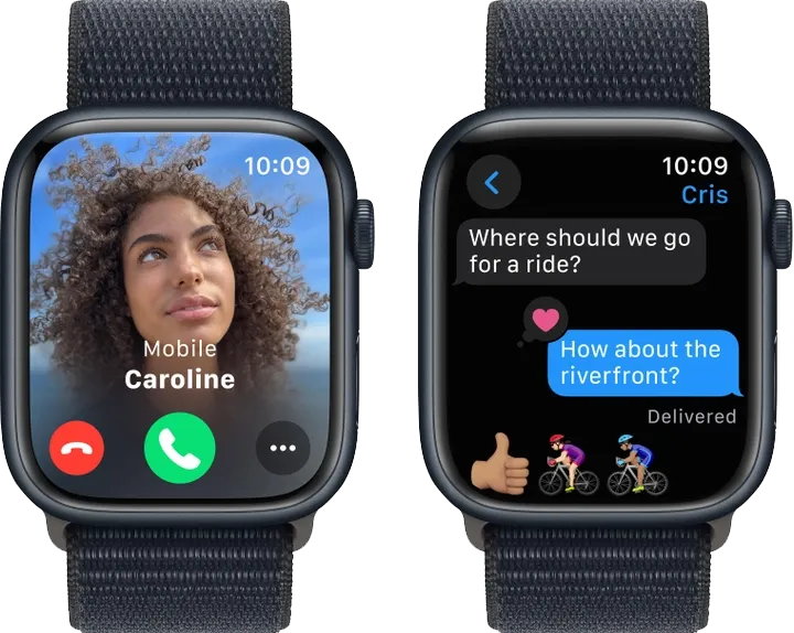 Apple Watch Series 9 45mm GPS Midnight Aluminum Case with Midnight Sport Loop MR9C3 фото