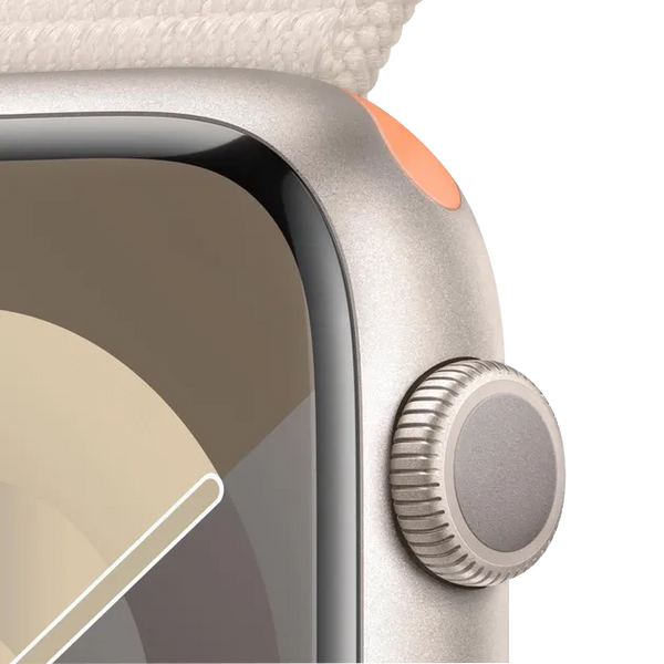 Apple Watch Series 9 45mm GPS Starlight Aluminum Case w. Starlight Sport Loop MR983 фото